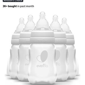 Evenflo Baby Feeding Bottles - White. 4oz